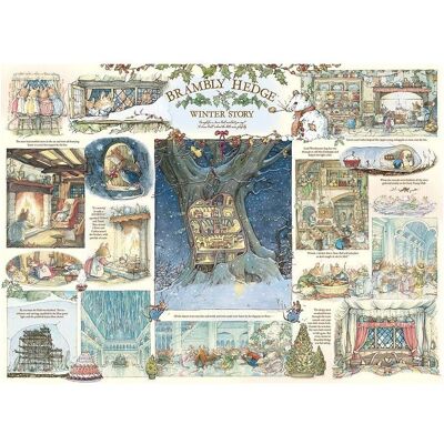 Cobble Hill Brambly Hedge Winter Story Puzzle - 1000 Pieces Cobble Hill Brambly Hedge Winter Story Puzzle - 1000 Pieces