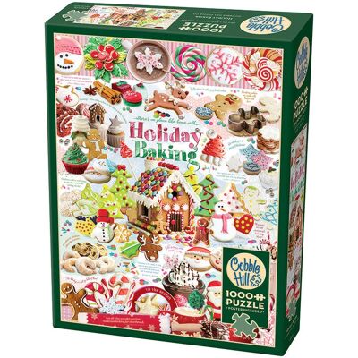Cobble Hill - Pâtisserie des fêtes - 1000pc - Jigsaw - Puzzle - Publicité Cobble Hill - Pâtisserie des fêtes - 1000pc - Jigsaw - Puzzle - Publicité