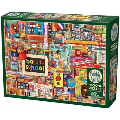 Cobble Hill Back to School 1000 pièces Paysage - Puzzle - Publicité Cobble Hill Back to School 1000 pièces Paysage - Puzzle - Publicité