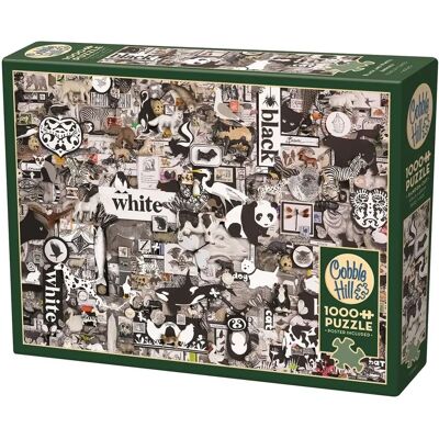 Puzzle Zwierzęta w Czerni i Bieli - 1000 Elementów Puzzle Zwierzęta w Czerni i Bieli - 1000 Elementów