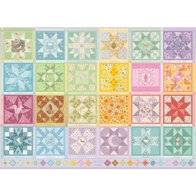 Puzzle Cobble Hill Quilt Używane Starry Seasons - Puzzle Puzzle Cobble Hill Quilt Używane Starry Seasons - Puzzle