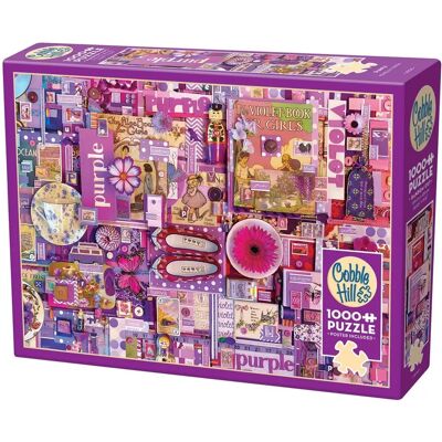 Puzzle Violet 1000 pièces de Cobble Hill - Puzzle Puzzle Violet 1000 pièces de Cobble Hill - Puzzle