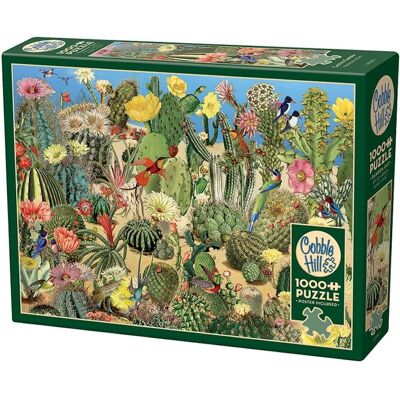 Cobble Hill Cactus Garden puzzle - 1000 pièces - Publicité Cobble Hill Cactus Garden puzzle - 1000 pièces - Publicité