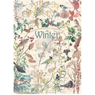 Cobble Hill Winter Puzzle - 1000 Pieces Cobble Hill Winter Puzzle - 1000 Pieces