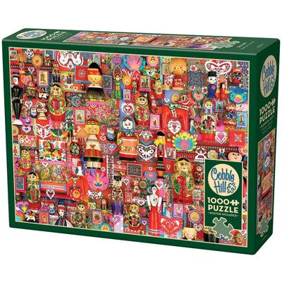 Puzzle Dollies de Cobble Hill - 1000 pièces - Fabriqué aux États-Unis - Publicité Puzzle Dollies de Cobble Hill - 1000 pièces - Fabriqué aux États-Unis - Publicité