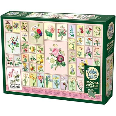 Cobble Hill Redoute - Puzzle 1000 elementów Projekt botaniczny 68x49cm Cobble Hill Redoute - Puzzle 1000 elementów Projekt botaniczny 68x49cm