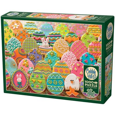 Puzzle Cobble Hill Œufs de Pâques 1000 pièces - Puzzle Puzzle Cobble Hill Œufs de Pâques 1000 pièces - Puzzle