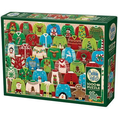 Cobble Hill - Ugly Xmas Sweaters - 1000pc - Puzzle Cobble Hill - Ugly Xmas Sweaters - 1000pc - Puzzle
