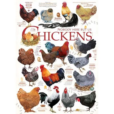 Puzzle citations de poulet Cobble Hill - 1000 pièces - Publicité Puzzle citations de poulet Cobble Hill - 1000 pièces - Publicité