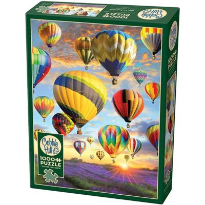 Puzzle Cobble Hill 1000 - Ballons à air chaud - Publicité Puzzle Cobble Hill 1000 - Ballons à air chaud - Publicité