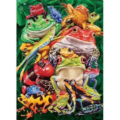 Puzzle Cobble Hill Frog Business - 1000 Pièces Défi - Publicité Puzzle Cobble Hill Frog Business - 1000 Pièces Défi - Publicité