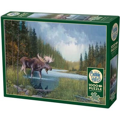 Cobble Hill Elch im See 1000 Teile Puzzle Cobble Hill Elch im See 1000 Teile Puzzle