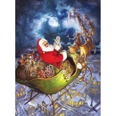 Cobble Hill Frohe Weihnachten an alle 1000-teilige Puzzle - Puzzlen Cobble Hill Frohe Weihnachten an alle 1000-teilige Puzzle - Puzzlen