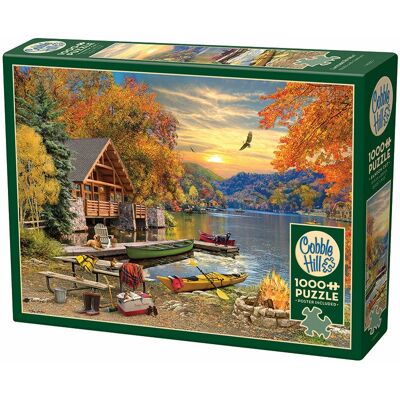 Puzzle Lakeside Retreat 1000 dílků - Puzzle Puzzle Lakeside Retreat 1000 dílků - Puzzle