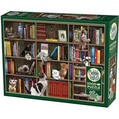 Cobble Hill Kitty Librarians - 1000 stukjes - Puzzel Cobble Hill Kitty Librarians - 1000 stukjes - Puzzel