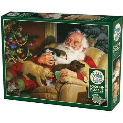 Puzzle 1000 elementów Santa's Quiet Time - Cobble Hill Puzzle 1000 elementów Santa's Quiet Time - Cobble Hill