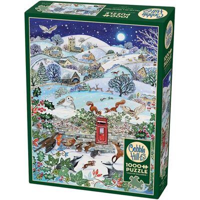 Cobble Hill Village on a Winter Night 1000-Piece Jigsaw Puzzle Cobble Hill Village on a Winter Night 1000-Piece Jigsaw Puzzle