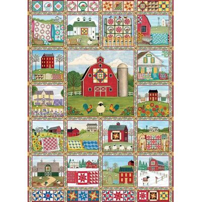 Puzzle Quilt Country de Cobble Hill - 1000 Pièces Puzzle Quilt Country de Cobble Hill - 1000 Pièces