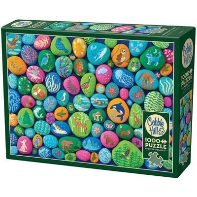 Cobble Hill - Namalované kameny - 1000 pc - Puzzle Cobble Hill - Namalované kameny - 1000 pc - Puzzle