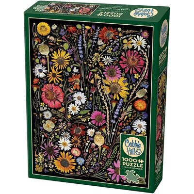 Cobble Hill Happiness Flower Press - Jigsaw Puzzle Cobble Hill Happiness Flower Press - Jigsaw Puzzle