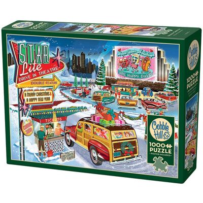 Puzzle Cobble Hill Drive-In de Vacances - Puzzle - Publicité Puzzle Cobble Hill Drive-In de Vacances - Puzzle - Publicité