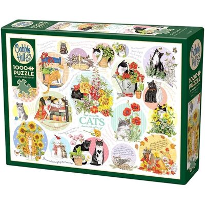 Puzzle Cobble Hill Cat Thoughts - 1000 pièces Puzzle Cobble Hill Cat Thoughts - 1000 pièces