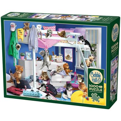 Cobble Hill Kitten Slumber Party - 1000 Teile - Jigsaw Puzzle Cobble Hill Kitten Slumber Party - 1000 Teile - Jigsaw Puzzle