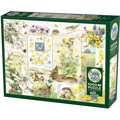 Puzzle Journal de la Nature de Cobble Hill - Printemps - 1000 Pièces Puzzle Journal de la Nature de Cobble Hill - Printemps - 1000 Pièces