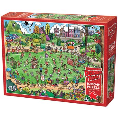 Cobble Hill DoodleTown Offside Antics Puzzle - 1000 Pièces Cobble Hill DoodleTown Offside Antics Puzzle - 1000 Pièces