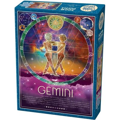 Cobble Hill Zwillinge 500 Teile Sternzeichen Puzzle - Puzzle Cobble Hill Zwillinge 500 Teile Sternzeichen Puzzle - Puzzle