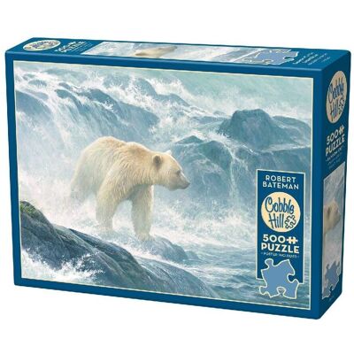Cobble Hill Kermodebär zwischen Wellen 500 Teile - Puzzle Cobble Hill Kermodebär zwischen Wellen 500 Teile - Puzzle