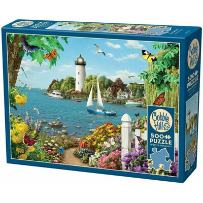 Cobble Hill - By the Bay - 500 pièces - Paysage - Jigsaw Puzzle - Publicité Cobble Hill - By the Bay - 500 pièces - Paysage - Jigsaw Puzzle - Publicité