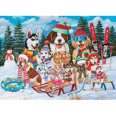 Cobble Hill Snow Day - Puzzle - 500 kusů Cobble Hill Snow Day - Puzzle - 500 kusů