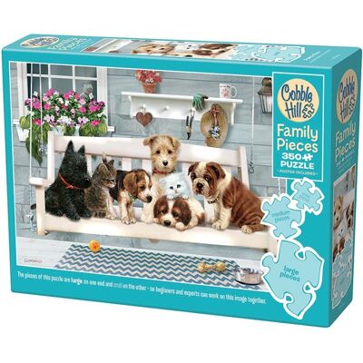 CHEATWELL GAMES Porch Pals 350 Piece Puzzle - Family CHEATWELL GAMES Porch Pals 350 Piece Puzzle - Family