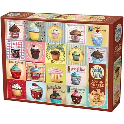 Puzzle XXL Café Cupcake de Cobble Hill - 275 Pièces - Publicité Puzzle XXL Café Cupcake de Cobble Hill - 275 Pièces - Publicité