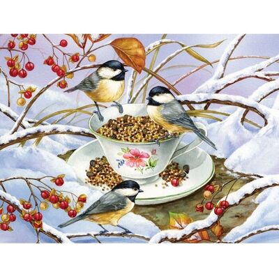 Cobble Hill - Chickadee Tee 275 Puzzle - Puzzle Cobble Hill - Chickadee Tee 275 Puzzle - Puzzle