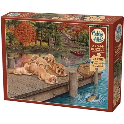 Puzzle Cobble Hill Golden Retriever - 275 Pièces Puzzle Cobble Hill Golden Retriever - 275 Pièces