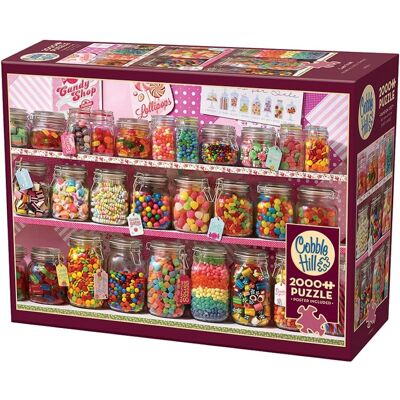 Cobble Hill Magasin de Bonbons 2000 Pièces - Puzzle Cobble Hill Magasin de Bonbons 2000 Pièces - Puzzle