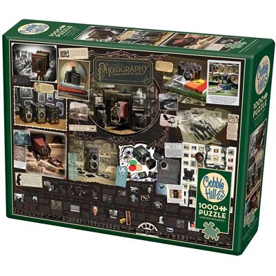 Puzzle Cobble Hill 1000 Dílů - Historie Fotografie - Náročné nepravidelné okraje Puzzle Cobble Hill 1000 Dílů - Historie Fotografie - Náročné nepravidelné okraje
