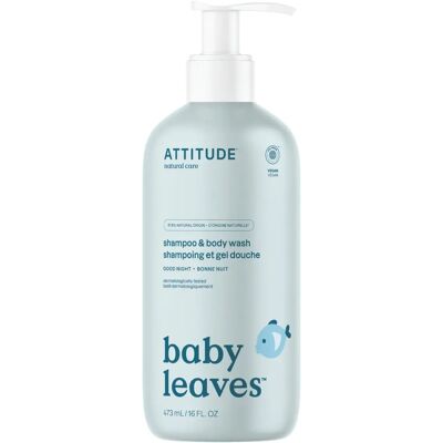 ATTITUDE Baby Leaves Hypoallergenic Shampoo & Body Wash - Baby Shampoo & Body Wash ATTITUDE Baby Leaves Hypoallergenic Shampoo & Body Wash - Baby Shampoo & Body Wash