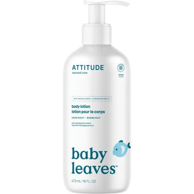 Attitude Baby Leaves Body Lotion - Night Almond Milk - Body Lotion Attitude Baby Leaves Body Lotion - Night Almond Milk - Body Lotion