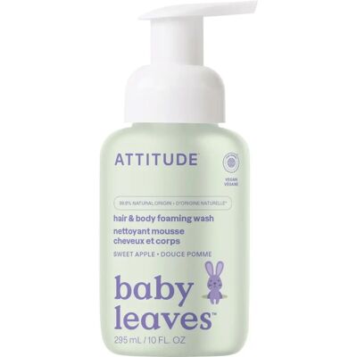 Attitude Baby Leaves 2-in-1 Foaming Wash Apple - Baby Wash Attitude Baby Leaves 2-in-1 Foaming Wash Apple - Baby Wash