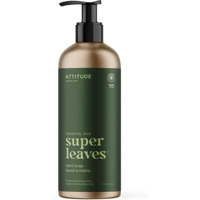 Attitude Super Leaves Essentials Savon naturel pour les mains - Liquide 473 ml Attitude Super Leaves Essentials Savon naturel pour les mains - Liquide 473 ml