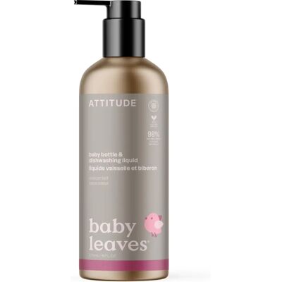Attitude Baby Unscented Bottle Dish Soap - Baby Bottle and Dishwashing Liquid Attitude Baby Unscented Bottle Dish Soap - Baby Bottle and Dishwashing Liquid