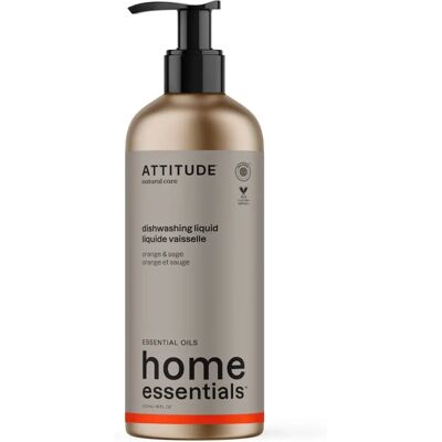Attitude Dishwashing Liquid Orange and Sage - 16 Oz Attitude Dishwashing Liquid Orange and Sage - 16 Oz