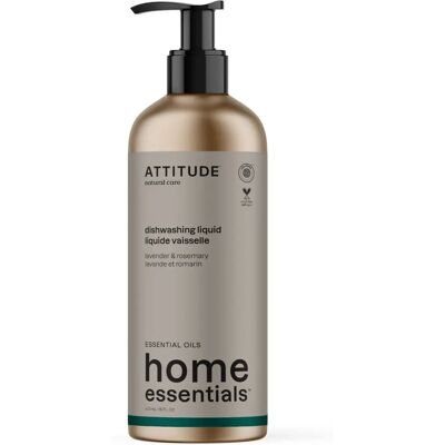 Attitude Lavender and Rosemary Dishwashing Liquid - Dishwashing Liquid Attitude Lavender and Rosemary Dishwashing Liquid - Dishwashing Liquid