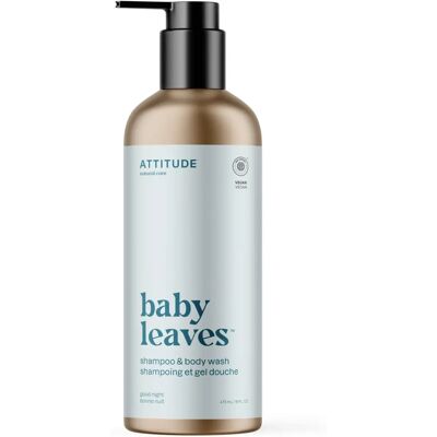 Attitude Baby Leaves Mandelmilch 2in1 Shampoo & Duschgel - Baby Shampoo & Body Wash Attitude Baby Leaves Mandelmilch 2in1 Shampoo & Duschgel - Baby Shampoo & Body Wash