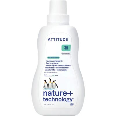 ATTITUDE Prací gel a aviváž 2v1 Mountain Essentials 1050 ml (35 dávek) ATTITUDE Prací gel a aviváž 2v1 Mountain Essentials 1050 ml (35 dávek)