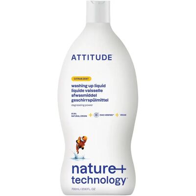 ATTITUDE Citrus Zest Veganský Mycí Prostředek na Nádobí - 700ml ATTITUDE Citrus Zest Veganský Mycí Prostředek na Nádobí - 700ml