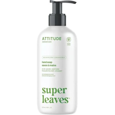 Attitude Super Leaves Rukavice z olivových listů - Mýdlo na ruce, 473 ml, Přírodní, Veganské Attitude Super Leaves Rukavice z olivových listů - Mýdlo na ruce, 473 ml, Přírodní, Veganské